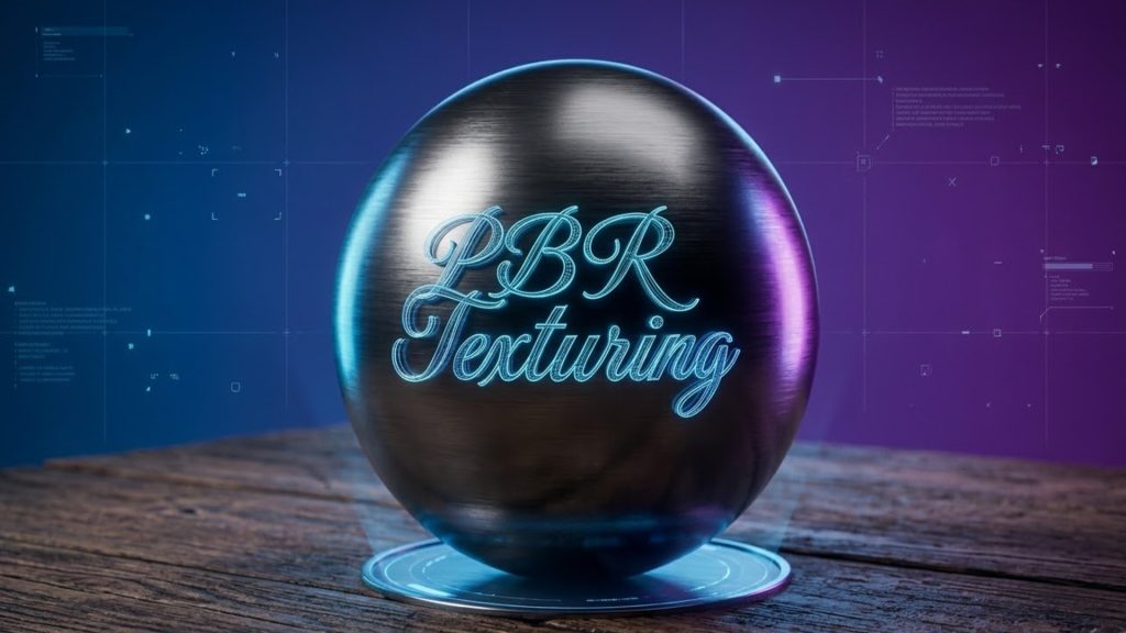 High-quality 3D rendered scene demonstrating PBR texturing realism