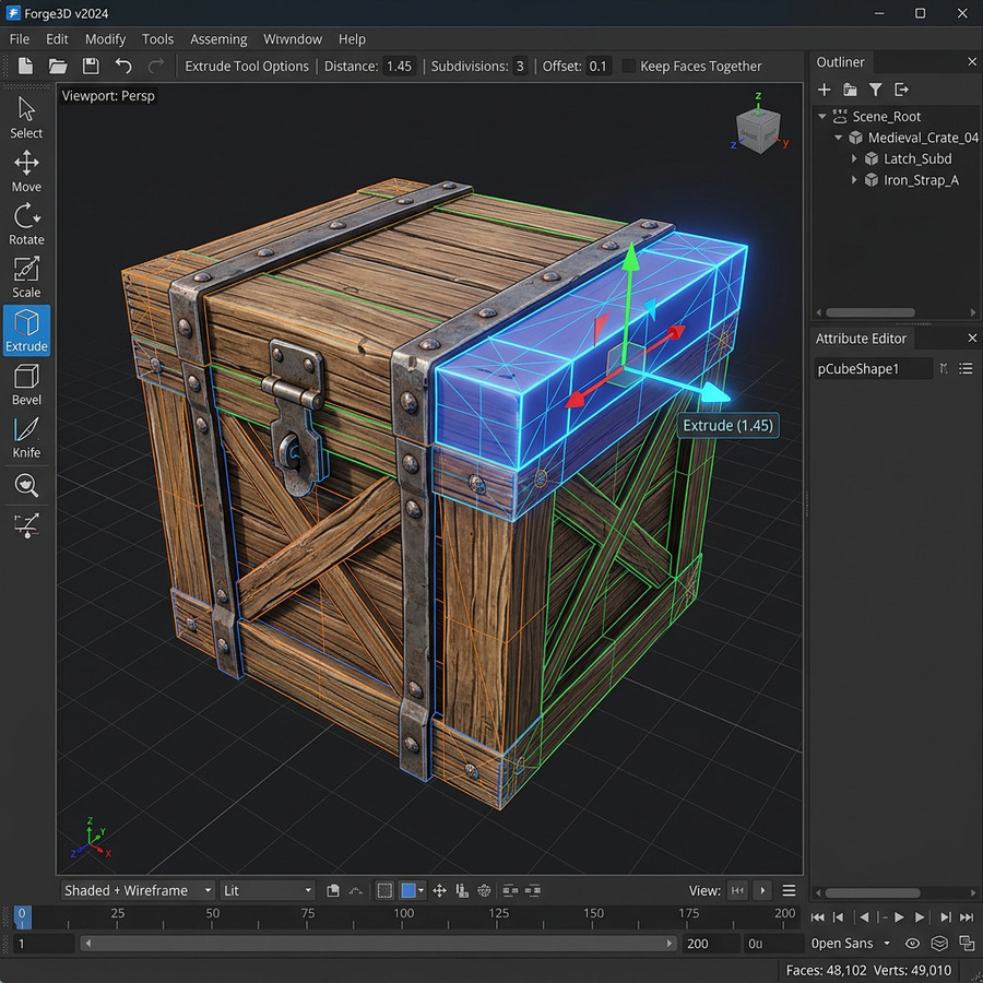 Unreal Engine 5 Modeling Mode for quick in-engine asset adjustments