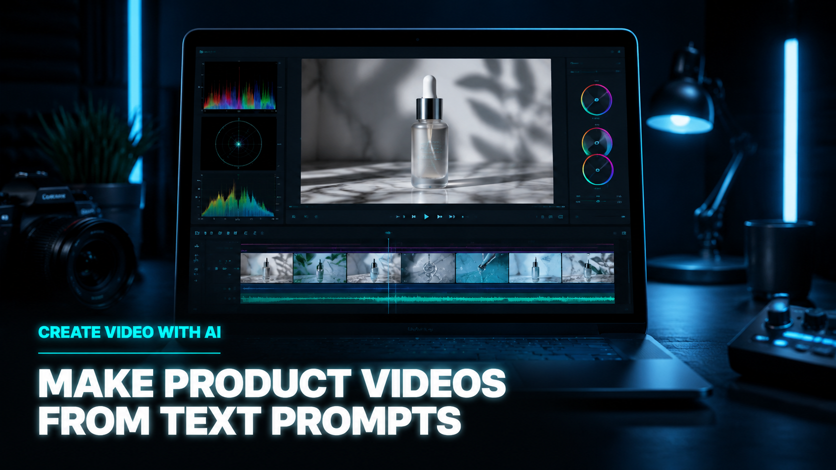 How to create video with AI from text: e-commerce product video workflow in Neural4D Studio