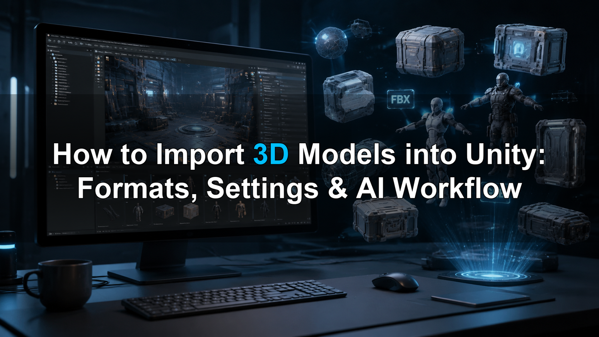How to import 3D models into Unity 6: formats, settings and AI workflow