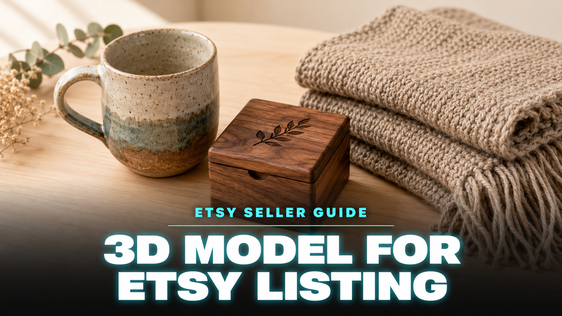 3D Model for Etsy Product Listing seller workflow guide hero