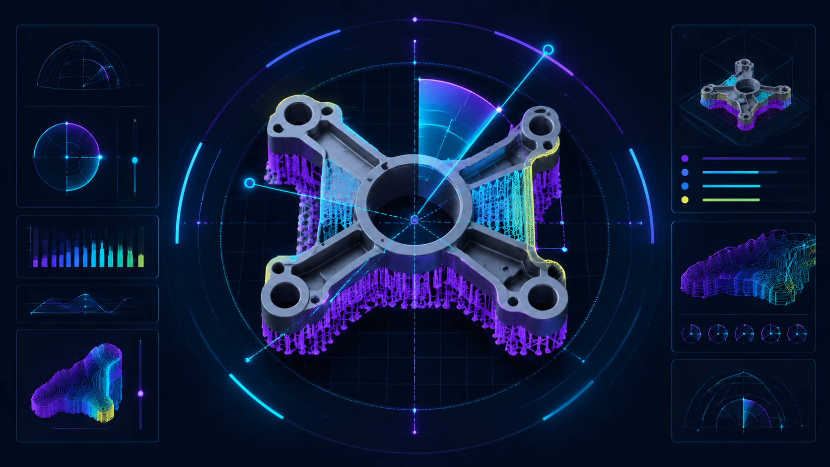 AI 3D printing applications across industries: medical, product design, and automated manufacturing
