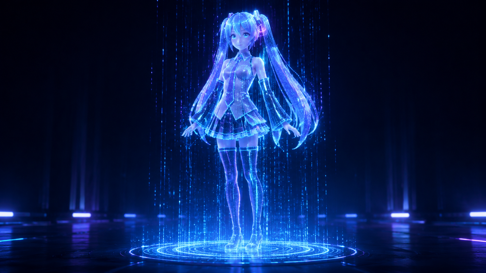 Neural4D AnimeArt studio interface concept showing 3D anime character generation pipeline with anime character preview