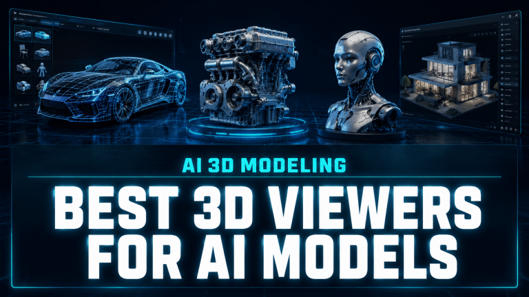 8 best 3D viewers for AI models online and desktop inspection tools magazine cover