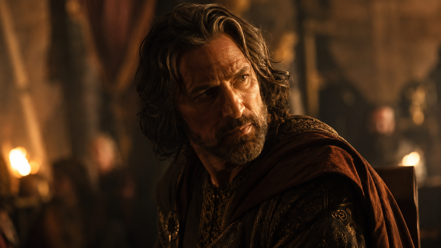 Cinematic AI video frame showing dramatic lighting and subject detail