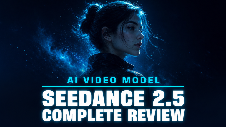 Seedance 2.5 Review hero image showing the AI video model title text