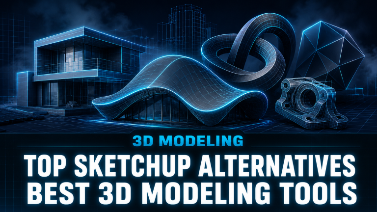 Top SketchUp Alternatives: Best 3D Modeling Tools for 2026 - AI powered 3D generation and traditional CAD tools comparison
