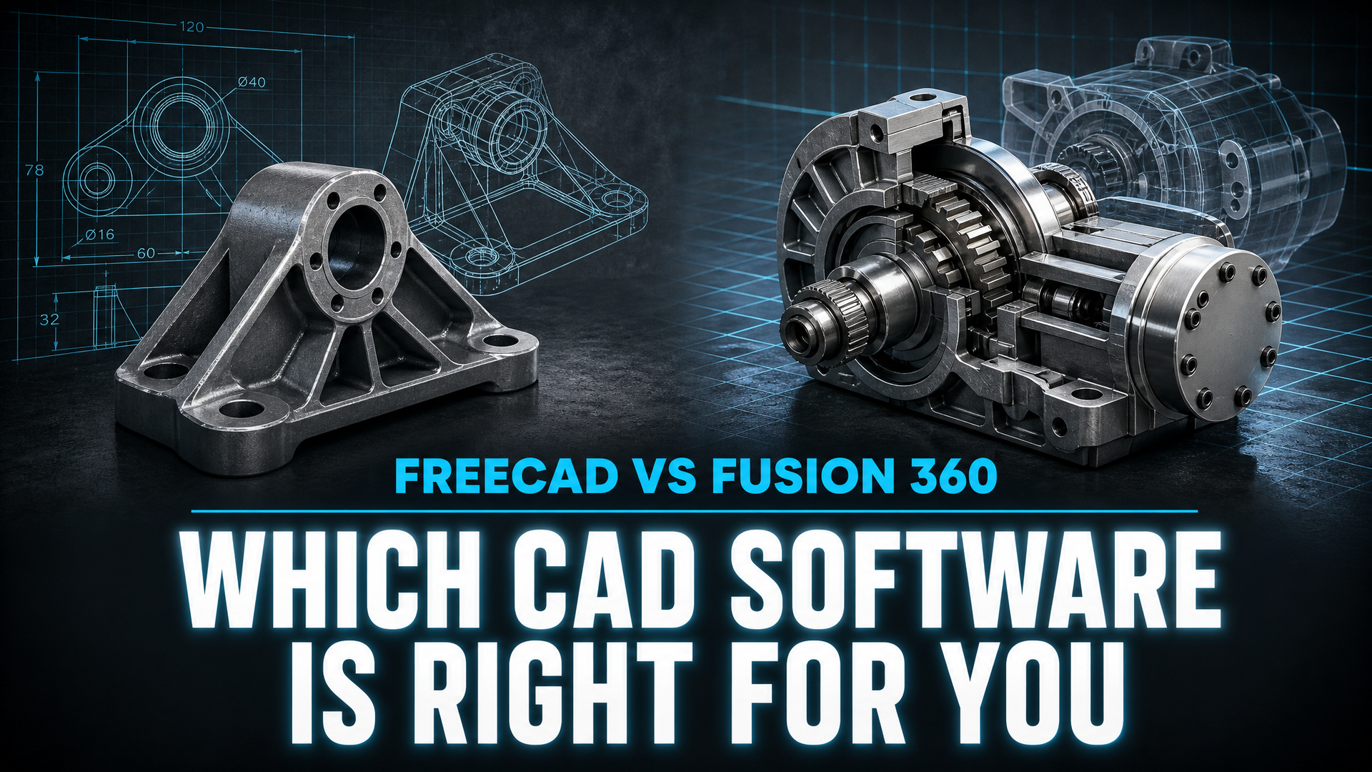 FreeCAD vs Fusion 360 which CAD software is right for you comparison guide