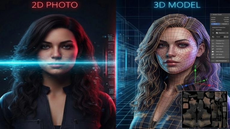 make 3D human model