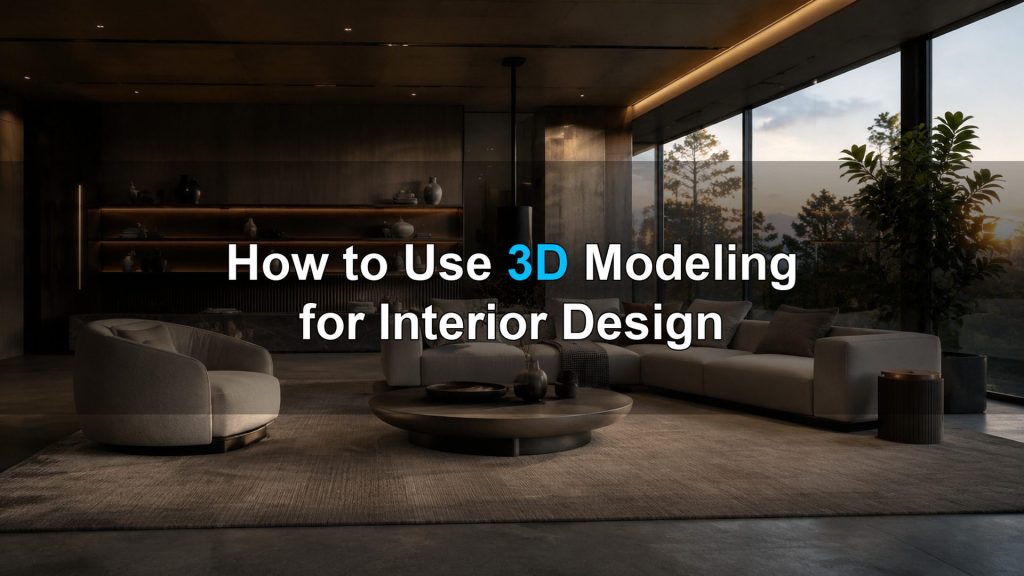 How to Use 3D Modeling for Interior Design in 2026
