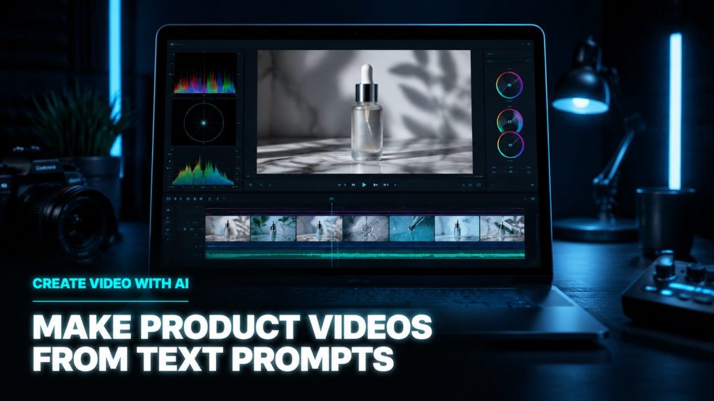 How to create video with AI from text: e-commerce product video workflow in Neural4D Studio