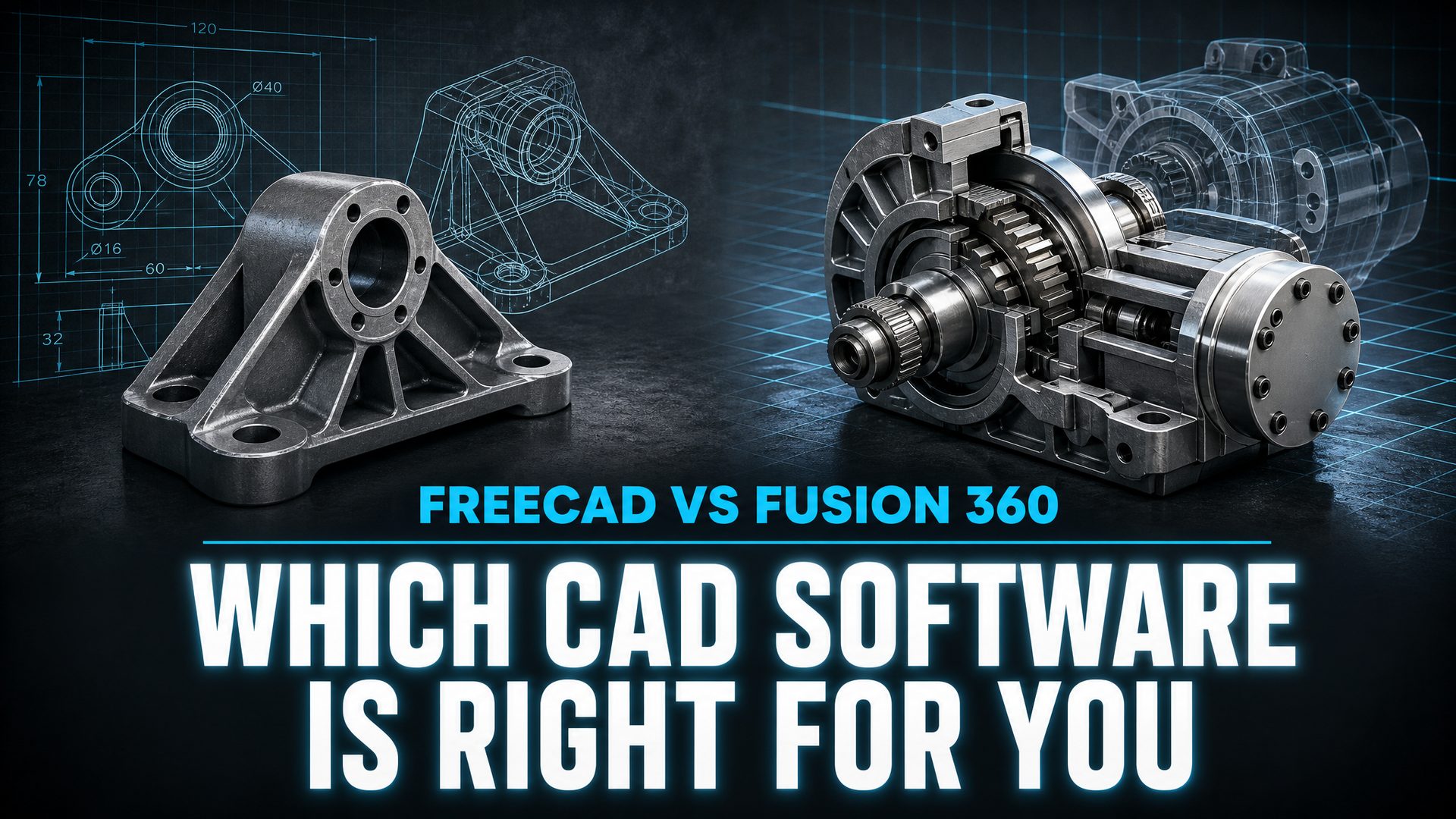 FreeCAD vs Fusion 360 which CAD software is right for you comparison guide