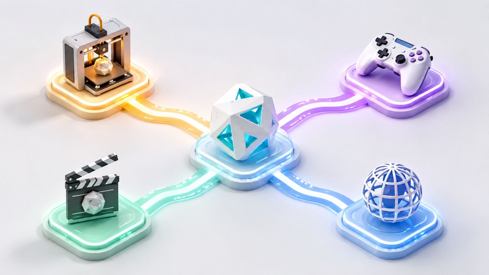 Choosing a 3D file format: match the format to the destination for printing, games, film or the web.
